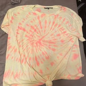 GENERATION LOVE NEON TOE DYE KNOTED TEE